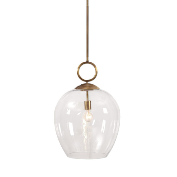 Uttermost Calix Large Blown Glass 1 Light Pendant 22127