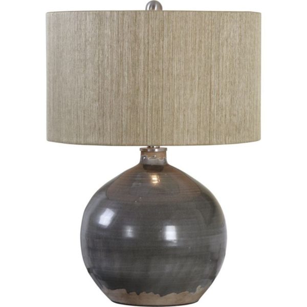 Uttermost Vardenis Gray Ceramic Lamp 27215 1