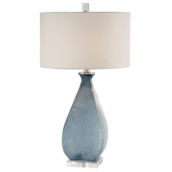 Uttermost Atlantica Ocean Blue Lamp 27823
