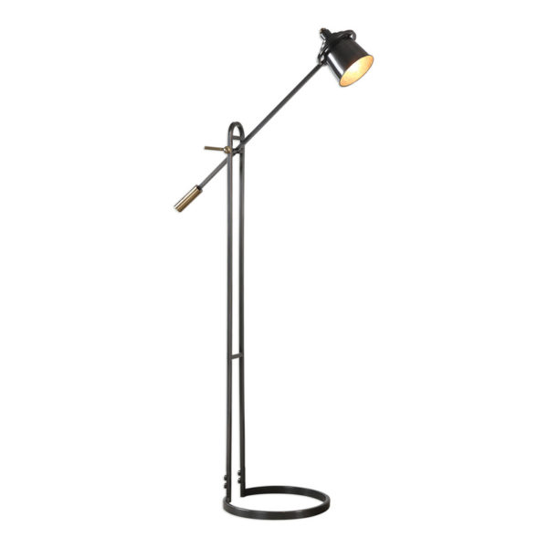 Uttermost Chisum Dark Bronze Floor Lamp 28122 1