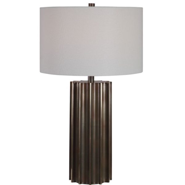 Uttermost Khalio Gun Metal Table Lamp 28264