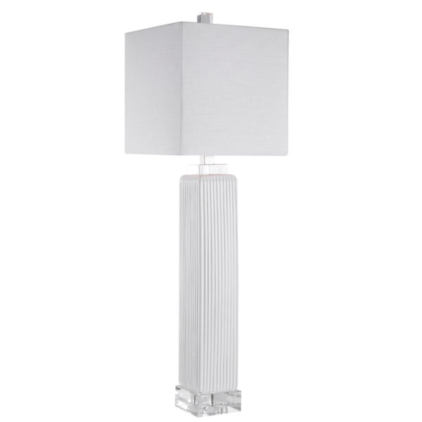 Uttermost Bennett White Buffet Lamp 28348 1