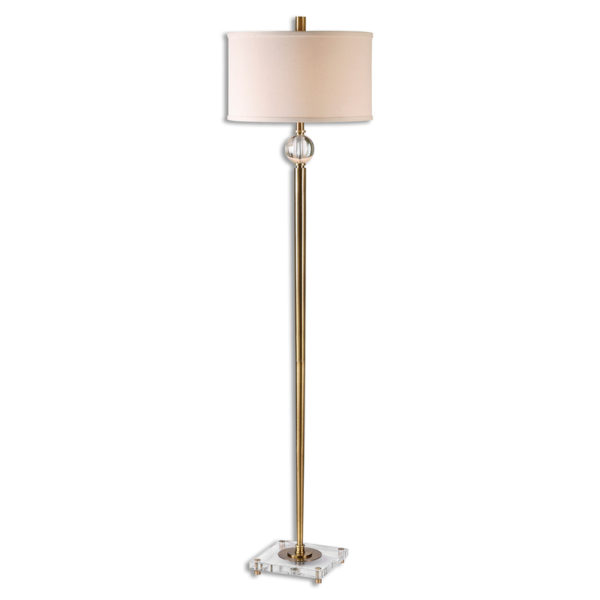 Uttermost Mesita Brass Floor Lamp 28635 1