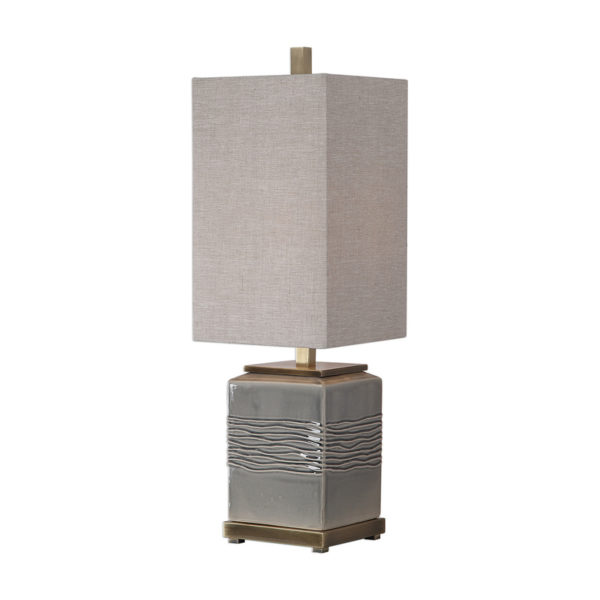 Uttermost Covey Gray Glaze Buffet Lamp 29680 1