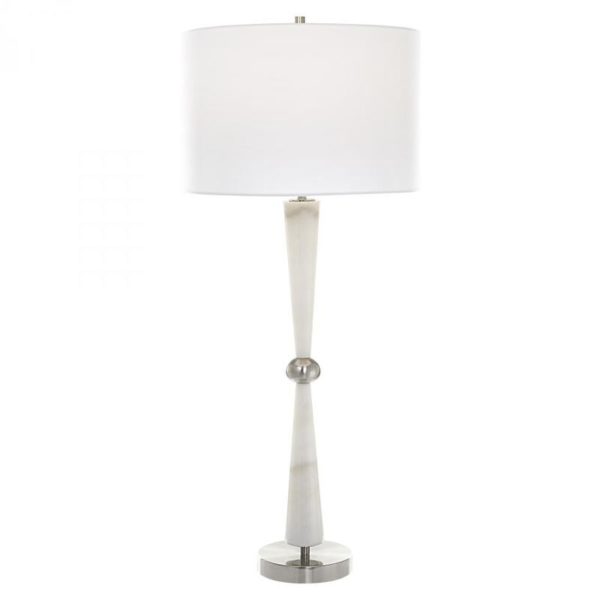 Uttermost Hourglass White Table Lamp 30064