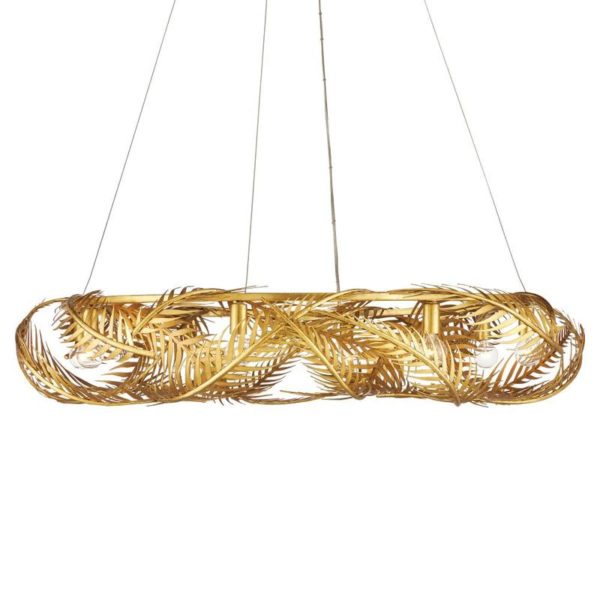 Currey Queenbee Palm Ring Chandelier 9000 0937