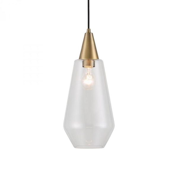 Uttermost Eichler Antique Brass 1 Light Mini Pendant 21559