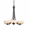 Hubbardton Forge Aegis 3 Arm Chandelier