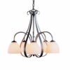 Hubbardton Forge Sweeping Taper 5 Arm Chandelier
