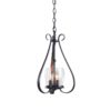 Hubbardton Forge Sweeping Taper 3 Arm Chandelier