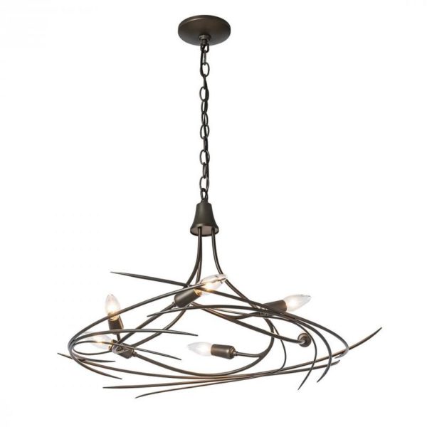 Hubbardton Forge Wisp 6-Light Chandelier