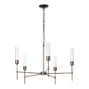 Hubbardton Forge Vela 5 Arm Chandelier