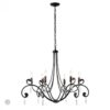 Hubbardton Forge Stella 6 Arm Chandelier