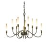 Hubbardton Forge Lisse 10 Arm Chandelier