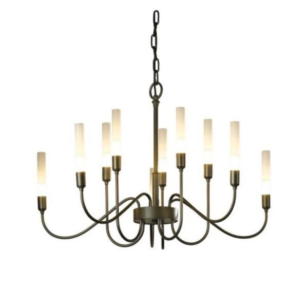 Hubbardton Forge Lisse 10 Arm Chandelier