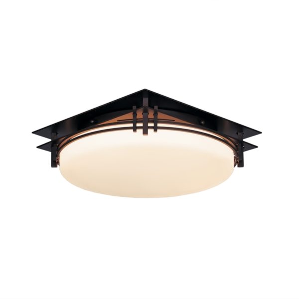Hubbardton Forge Banded Semi-Flush
