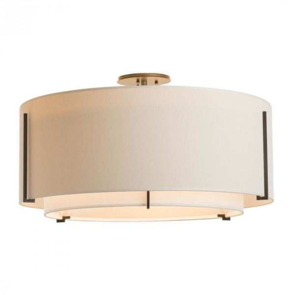 Hubbardton Forge Exos Large Double Shade Semi-Flush