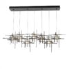 Hubbardton Forge Tura 7-Light Frosted Glass Rectangular Pendant