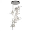 Hubbardton Forge Tura 9-Light Frosted Glass Round Pendant
