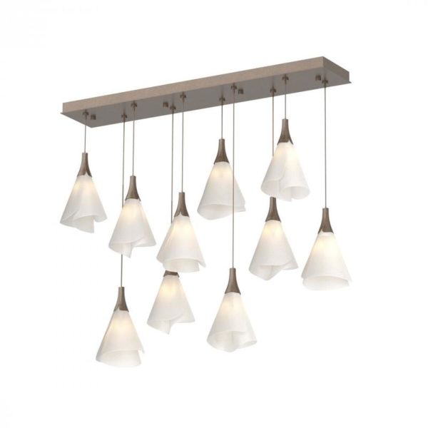 Hubbardton Forge Mobius 10-Light Rectangular Pendant