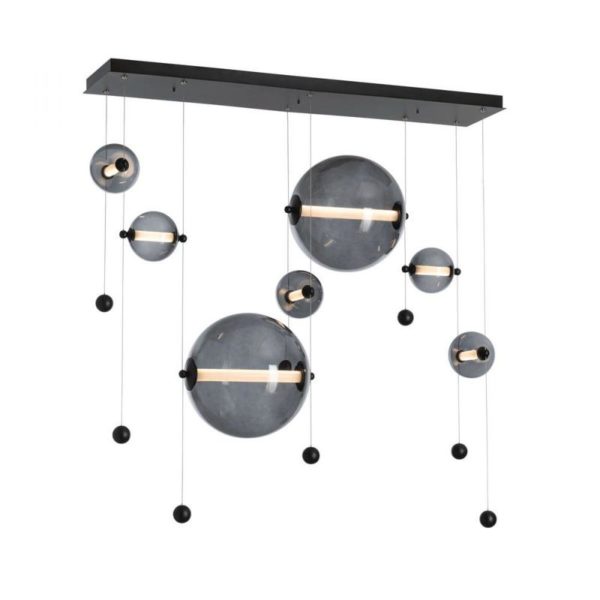 Hubbardton Forge Abacus 7-Light Double Linear LED Pendant