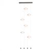 Hubbardton Forge Abacus 6-Light Ceiling-to-Floor LED Pendant