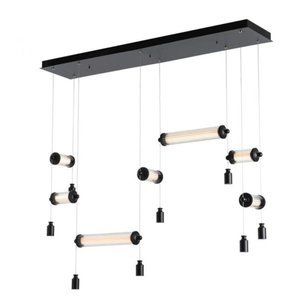 Hubbardton Forge Libra 7-Light Double Linear LED Pendant