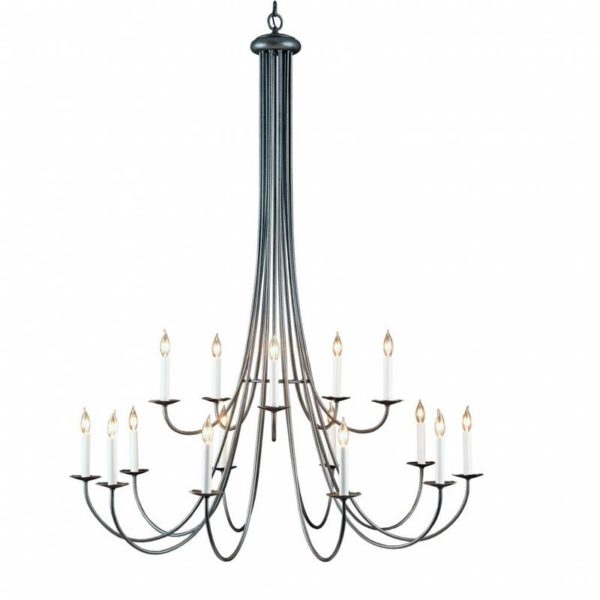 Hubbardton Forge Simple Sweep 15 Arm Chandelier