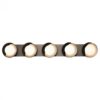 Hubbardton Forge Brooklyn 5-Light Straight Double Shade Bath Sconce