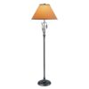 Hubbardton Forge Forged Leaves and Vase Floor Lamp