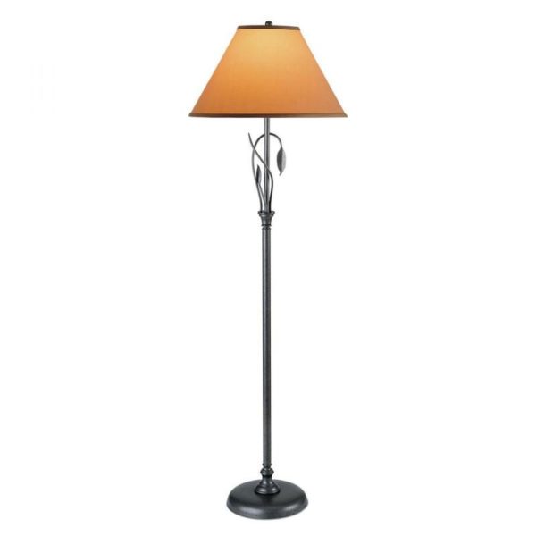 Hubbardton Forge Forged Leaves and Vase Floor Lamp