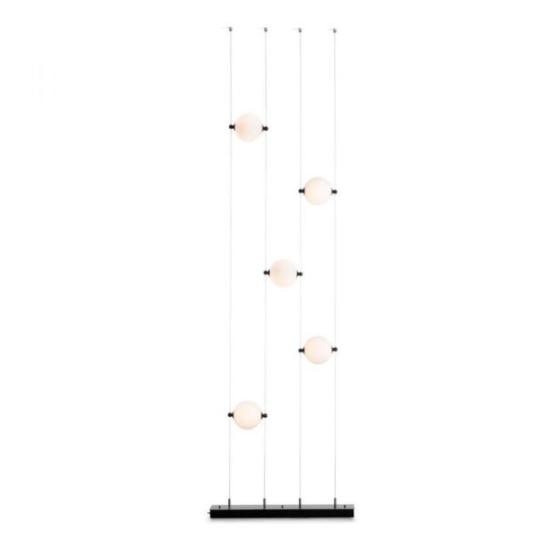 Hubbardton Forge Abacus 5-Light Floor to Ceiling Plug-In LED Lamp