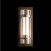 Hubbardton Forge Banded Seeded Glass Large Outdoor Sconce
