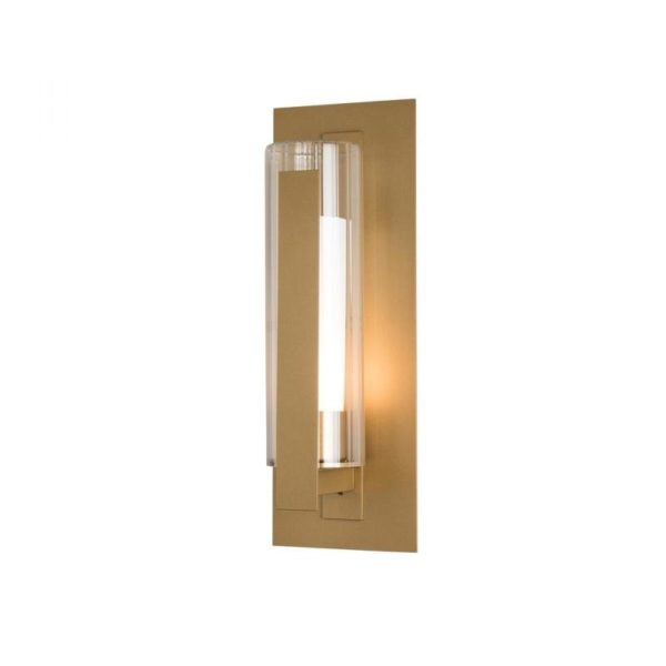 Hubbardton Forge Vertical Bar Fluted Glass Medium Outdoor Sconce