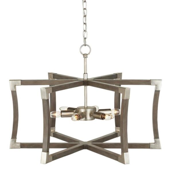 Currey Bastian Small Gray Lantern 9000 0968