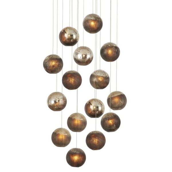 Currey Pathos Round 15 Light Multi Drop Pendant 9000 1015