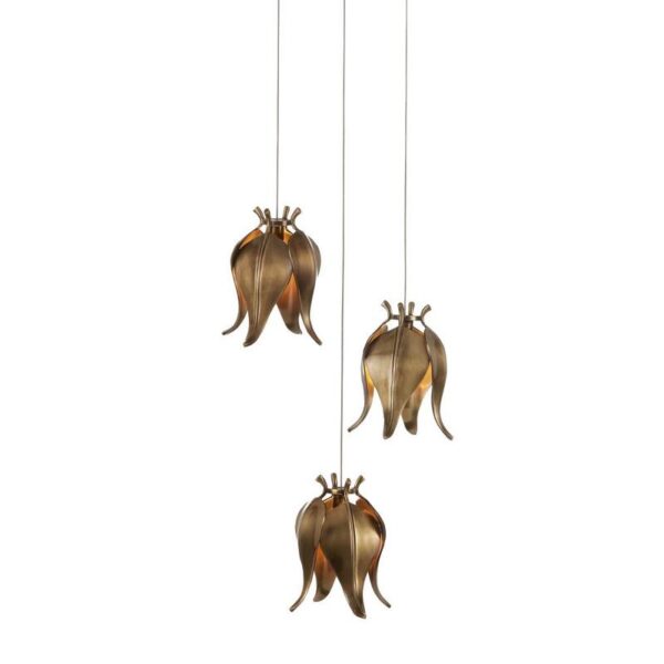Currey Iota 3 Light Multi Drop Pendant 9000 1020