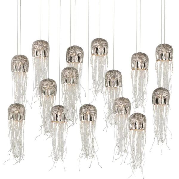 Currey Medusa Rectangular 15 Light Multi Drop Pendant 9000 1030