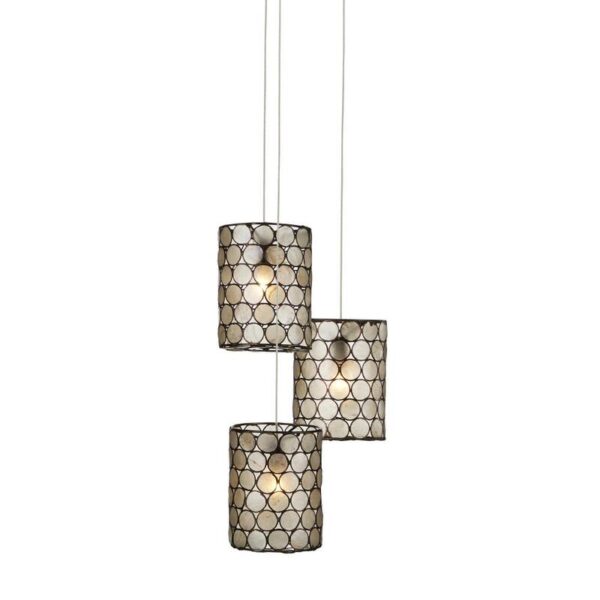 Currey Regatta 3 Light Multi Drop Pendant 9000 1048