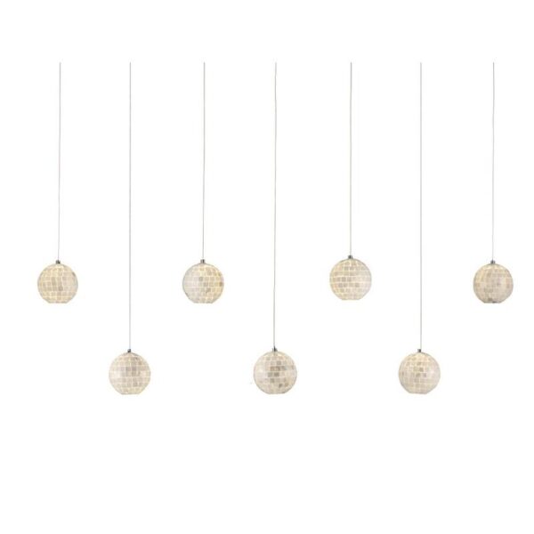 Currey Finhorn Rectangular 7 Light Multi Drop Pendant 9000 1061