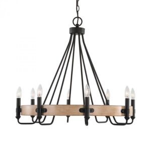Uttermost Deschutes 8 Light Farmhouse Chandelier 21356