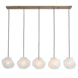 Uttermost Geodesic 5 Light Linear Pendant 21577