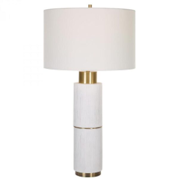 Uttermost Ruse Whitewashed Table Lamp 30190