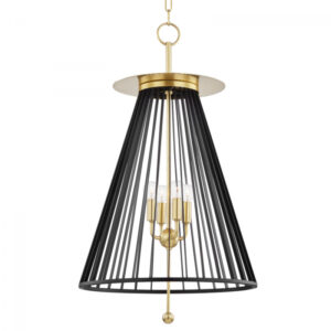 4 LIGHT PENDANT 1018 AGB BK