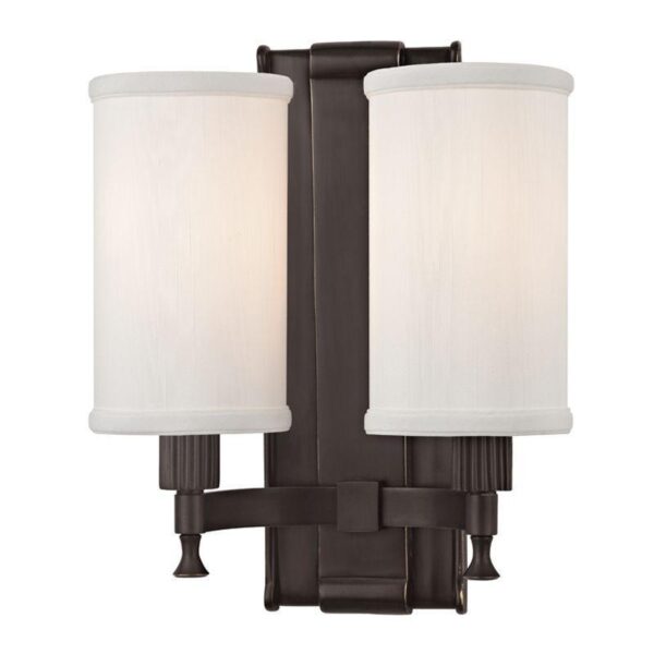 2 LIGHT WALL SCONCE 1122 OB