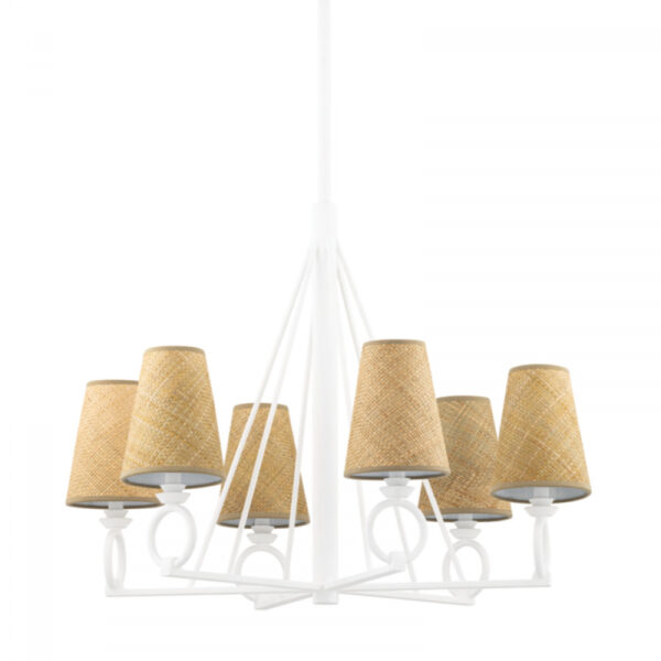 6 LIGHT CHANDELIER 1733 WP