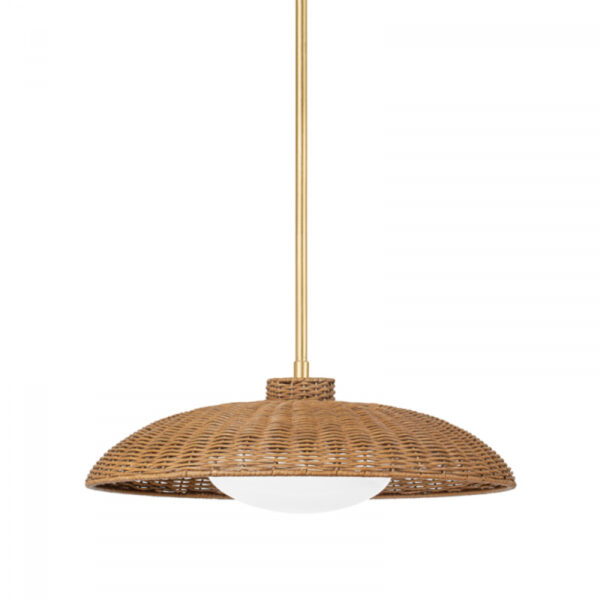 1 LIGHT EX LARGE PENDANT 1923 VGL