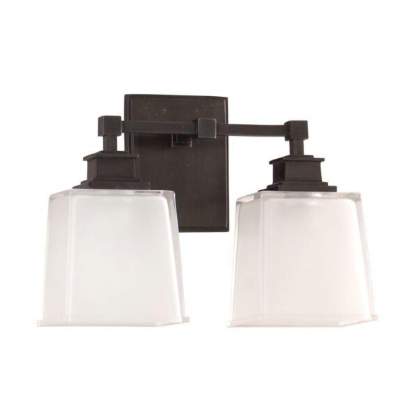 2 LIGHT BATH BRACKET 1952 OB