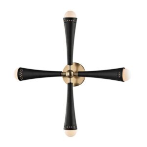 4 LIGHT WALL SCONCE 2123 AGB