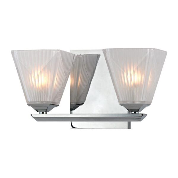 2 LIGHT BATH BRACKET 2432 PC
